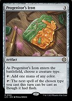 Glossy Finish The Lost Caverns of Ixalan Commander Progenitor's Icon ( #100 )