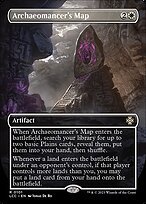 Glossy Finish The Lost Caverns of Ixalan Commander Archaeomancer's Map ( #101 )