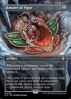 Glossy Finish The Lost Caverns of Ixalan Commander Amulet of Vigor ( #103 )