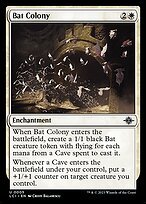 Matte Finish The Lost Caverns of Ixalan Bat Colony ( #5 )