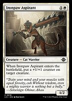 Matte Finish The Lost Caverns of Ixalan Ironpaw Aspirant ( #18 )