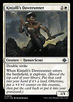 Matte Finish The Lost Caverns of Ixalan Kinjalli's Dawnrunner ( #19 )