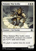Matte Finish The Lost Caverns of Ixalan Malamet War Scribe ( #21 )
