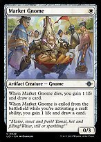 Matte Finish The Lost Caverns of Ixalan Market Gnome ( #22 )