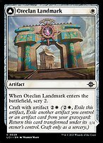 Matte Finish The Lost Caverns of Ixalan Oteclan Landmark // Oteclan Levitator ( #29 )