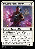 Matte Finish The Lost Caverns of Ixalan Thousand Moons Infantry ( #38 )