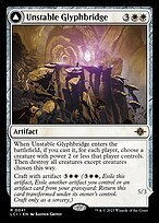 Matte Finish The Lost Caverns of Ixalan Unstable Glyphbridge // Sandswirl Wanderglyph ( #41 )