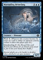 Matte Finish The Lost Caverns of Ixalan Marauding Brinefang ( #64 )