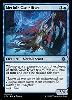 Matte Finish The Lost Caverns of Ixalan Merfolk Cave-Diver ( #65 )