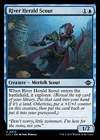 Matte Finish The Lost Caverns of Ixalan River Herald Scout ( #72 )