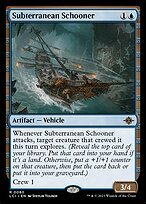 Matte Finish The Lost Caverns of Ixalan Subterranean Schooner ( #80 )