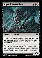 Matte Finish The Lost Caverns of Ixalan Abyssal Gorestalker ( #87 )