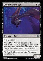 Matte Finish The Lost Caverns of Ixalan Deep-Cavern Bat ( #102 )