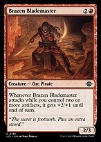 Matte Finish The Lost Caverns of Ixalan Brazen Blademaster ( #136 )
