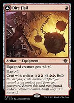 Matte Finish The Lost Caverns of Ixalan Dire Flail // Dire Blunderbuss ( #145 )
