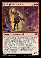 Matte Finish The Lost Caverns of Ixalan Geological Appraiser ( #150 )
