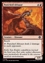 Matte Finish The Lost Caverns of Ixalan Panicked Altisaur ( #159 )