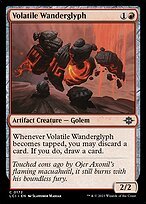 Matte Finish The Lost Caverns of Ixalan Volatile Wanderglyph ( #172 )