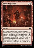 Matte Finish The Lost Caverns of Ixalan Zoyowa's Justice ( #173 )