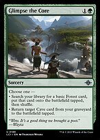 Matte Finish The Lost Caverns of Ixalan Glimpse the Core ( #186 )