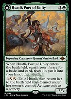 Matte Finish The Lost Caverns of Ixalan Huatli, Poet of Unity // Roar of the Fifth People ( #189 )