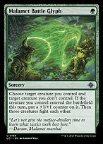 Matte Finish The Lost Caverns of Ixalan Malamet Battle Glyph ( #198 )