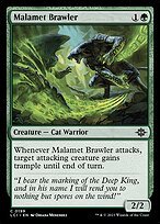 Matte Finish The Lost Caverns of Ixalan Malamet Brawler ( #199 )