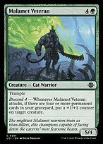 Matte Finish The Lost Caverns of Ixalan Malamet Veteran ( #201 )