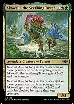 Matte Finish The Lost Caverns of Ixalan Akawalli, the Seething Tower ( #220 )