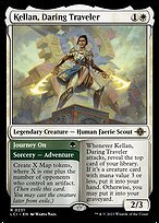 Matte Finish The Lost Caverns of Ixalan Kellan, Daring Traveler // Journey On ( #231 )