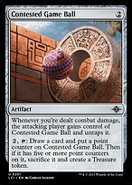 Matte Finish The Lost Caverns of Ixalan Contested Game Ball ( #251 )