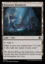 Matte Finish The Lost Caverns of Ixalan Forgotten Monument ( #272 )
