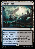 Matte Finish The Lost Caverns of Ixalan Restless Reef ( #282 )