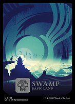Matte Finish The Lost Caverns of Ixalan Swamp ( #289 )