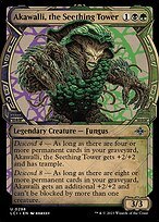 Matte Finish The Lost Caverns of Ixalan Akawalli, the Seething Tower ( #298 )