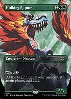 Matte Finish The Lost Caverns of Ixalan Hulking Raptor ( #327 )