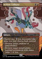 Matte Finish The Lost Caverns of Ixalan Molten Collapse ( #342 )