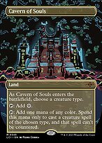 Matte Finish The Lost Caverns of Ixalan Cavern of Souls ( #345 )