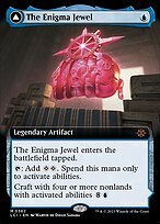 Matte Finish The Lost Caverns of Ixalan The Enigma Jewel // Locus of Enlightenment ( #362 )