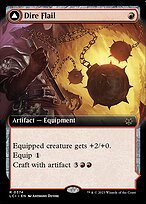 Matte Finish The Lost Caverns of Ixalan Dire Flail // Dire Blunderbuss ( #374 )