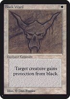 Matte Finish Limited Edition Alpha Black Ward ( #5 )