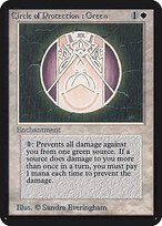 Matte Finish Limited Edition Alpha Circle of Protection: Green ( #11 )