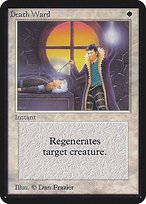 Matte Finish Limited Edition Alpha Death Ward ( #17 )