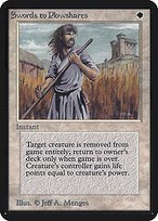 Matte Finish Limited Edition Alpha Swords to Plowshares ( #40 )