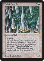 Matte Finish Limited Edition Alpha Wall of Swords ( #42 )