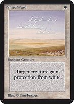 Matte Finish Limited Edition Alpha White Ward ( #44 )