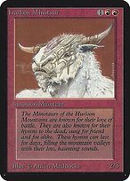 Matte Finish Limited Edition Alpha Hurloon Minotaur ( #158 )