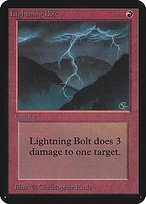 Matte Finish Limited Edition Alpha Lightning Bolt ( #161 )