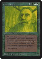 Matte Finish Limited Edition Alpha Gaea's Liege ( #196 )