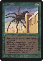 Matte Finish Limited Edition Alpha Giant Spider ( #198 )
